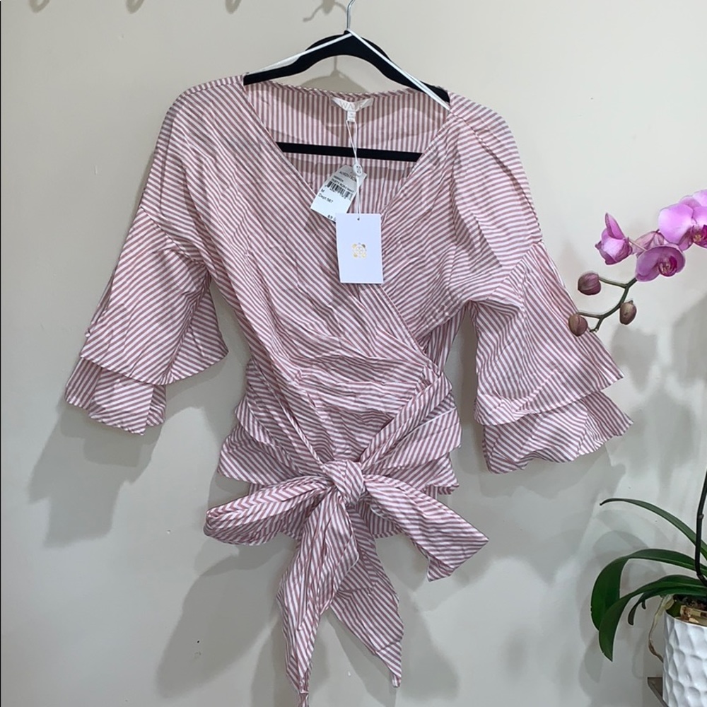 Cute wrap around blouse